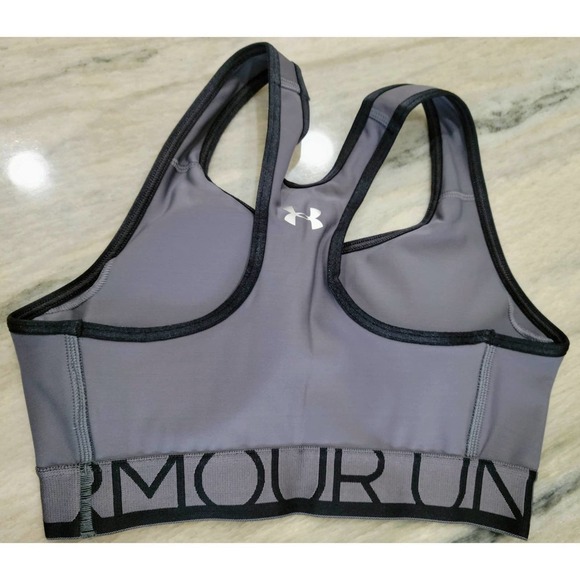 Under Armour Gray Black Sports Bra XS NWT - Picture 5 of 9